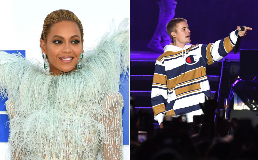 Beyoncé e Justin Bieber EMA 16