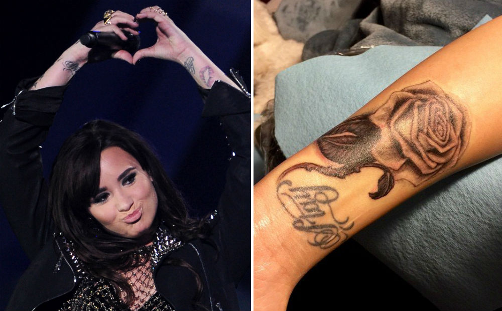 demi-loavto-tatuagem Kevin Winter/Equipa e Reprodução/Instagram