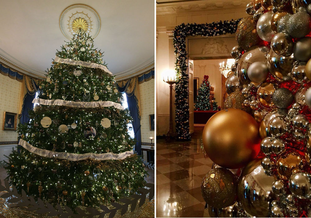 natal-casa-branca-1 Getty Images e Reprodução/Instagram
