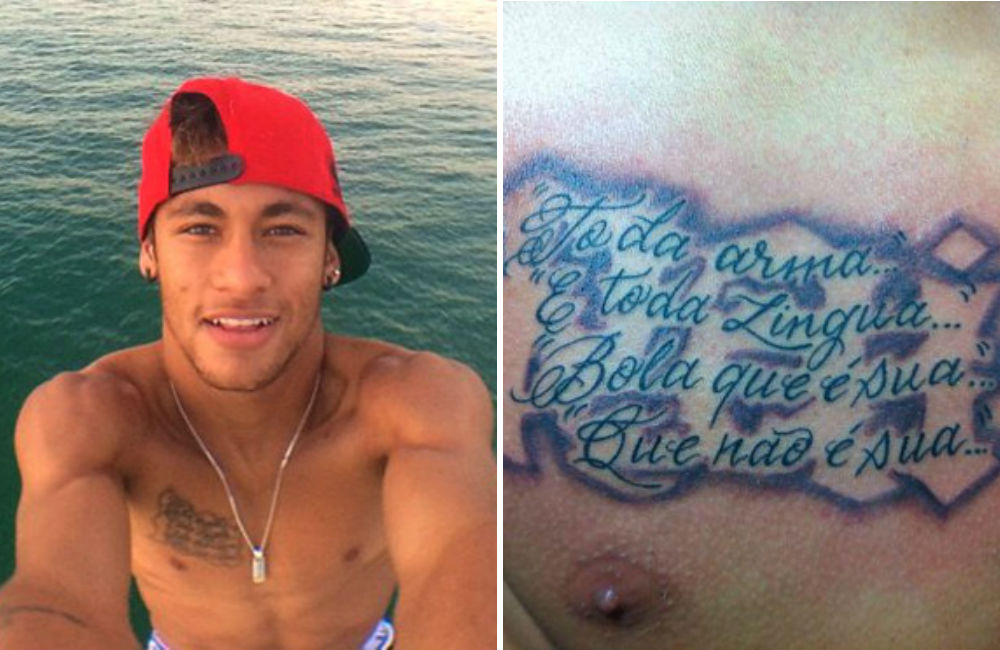 neymar-tatuagens Reprodução/Instagram