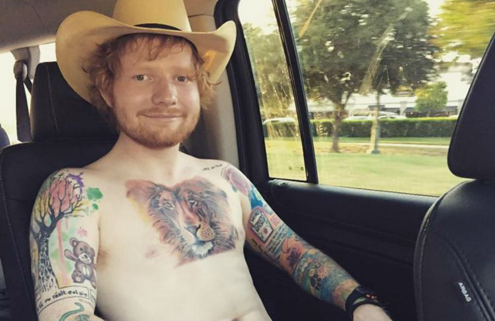 ed-sheeran-tatuagem Reprodução/Instagram