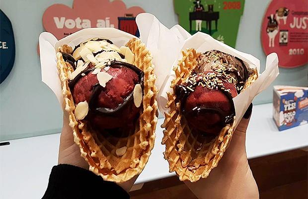 TESTAMOS! CHILL-aco, o taco doce recheado com sorvete da Ben & Jerry's