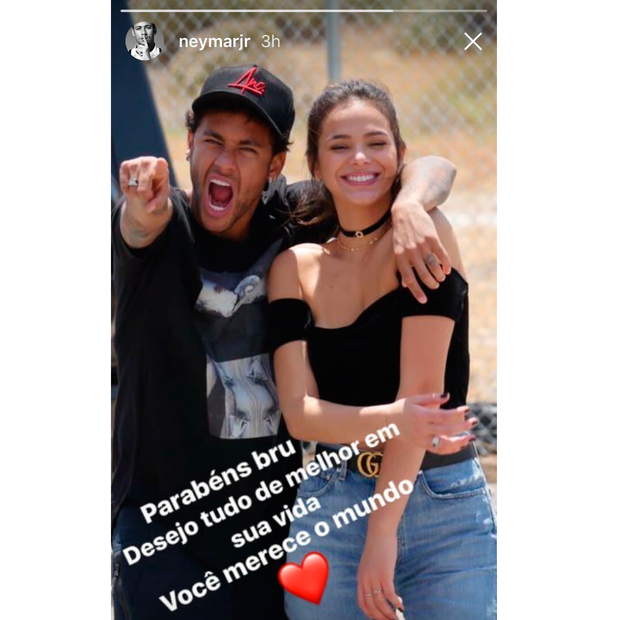 neymar feliz aniversário bruna marquezine