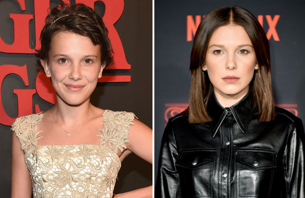 Millie Bobby Brown na premiere da 1a e 2a temporada de Stranger Things