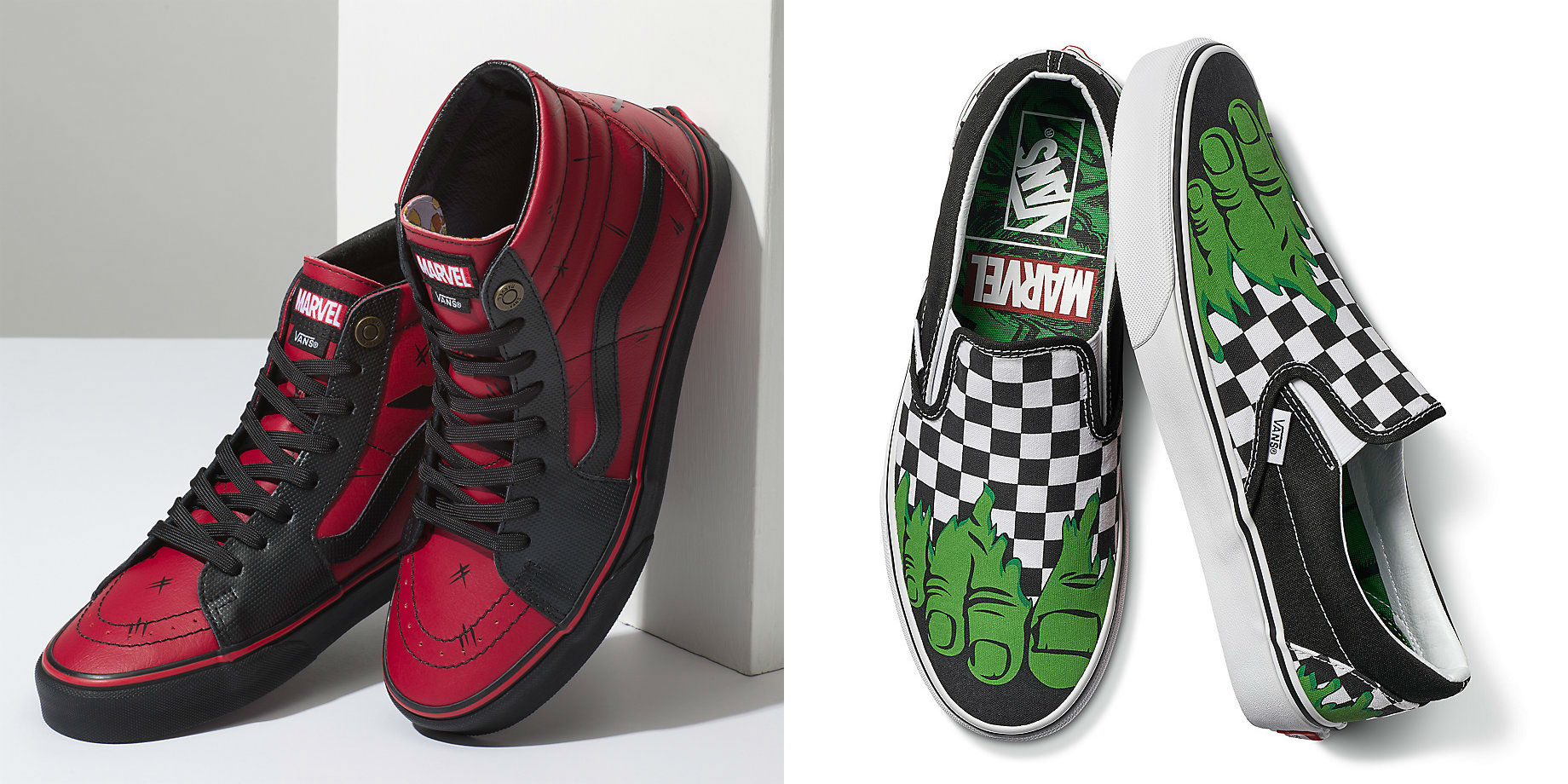 tenis-deadpool-hulk-vans-marvel tenis-deadpool-hulk-vans-marvel
