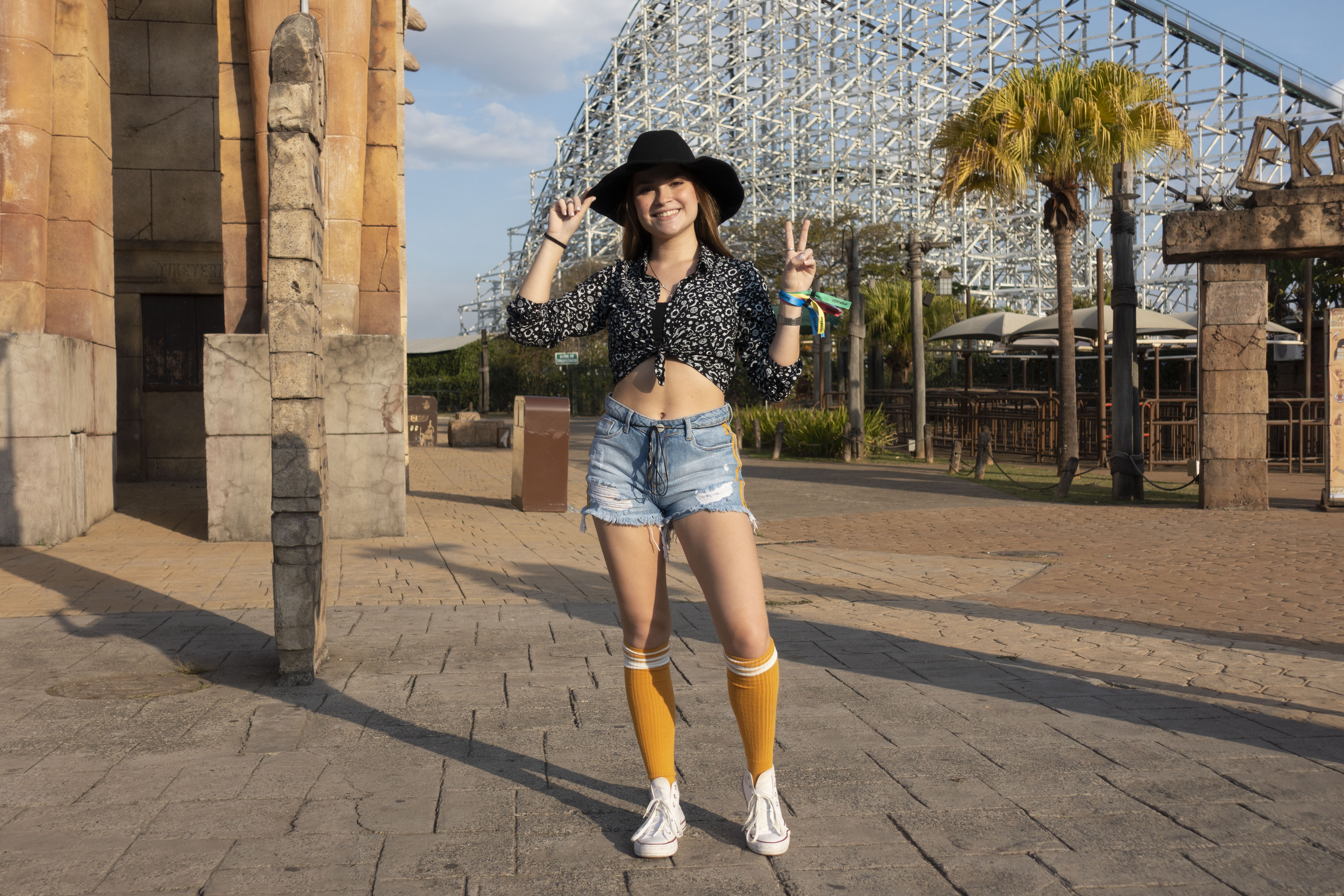 Look da Raissa Chaddad no aniversário de 24 anos da Gabi Lopes