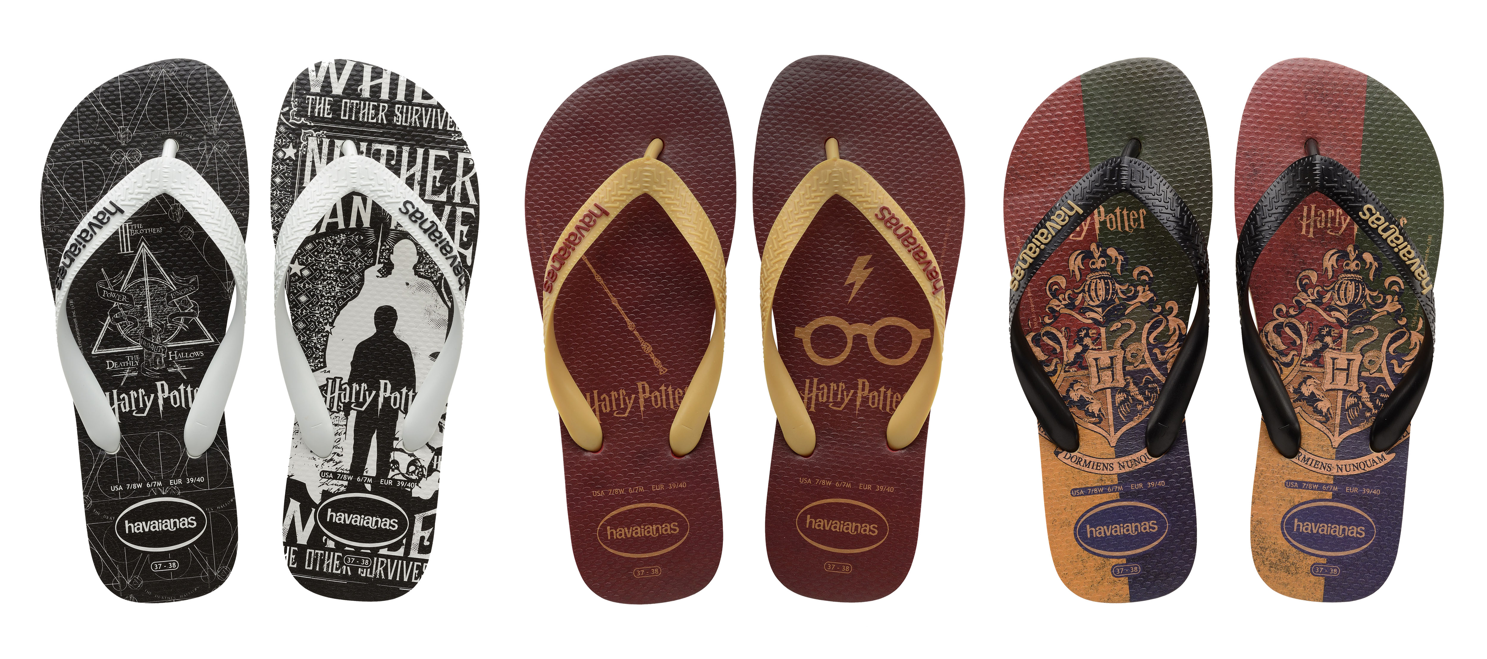 Havaianas lança coleção com estampas de Harry Potter