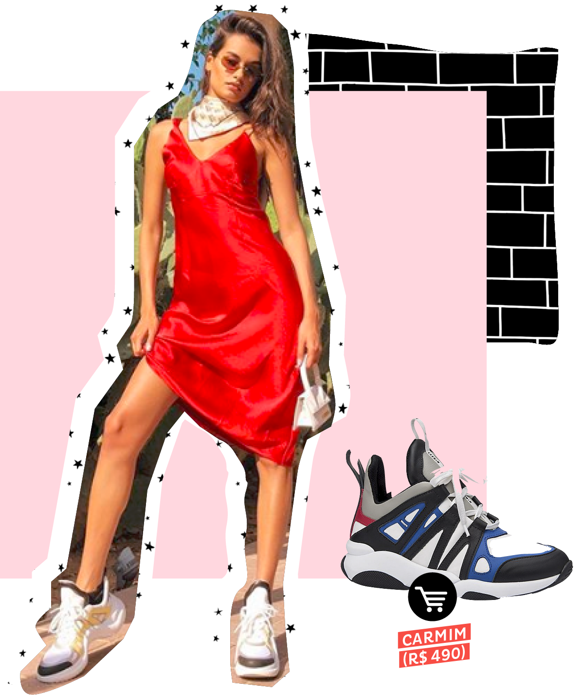 dad-sneaker-como-usar-onde-comprar Gizele Oliveira usando dad sneakers no street style. Dicas de como usar e onde comprar