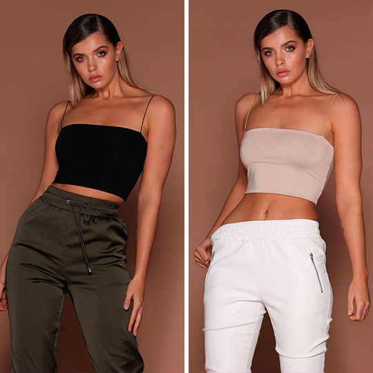 top-kendall-kylie-jenner Kendall e Kylie Jenner usaram o mesmo top em foto bombada