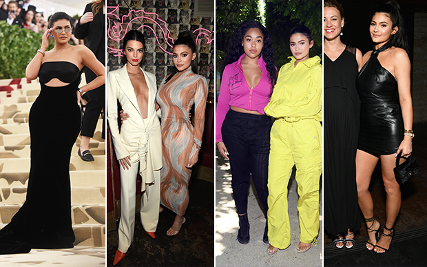 2018- no red carpet: Depois do nascimento da pequena Stormi, Kylie voltou a reaparecer toda cheia de glamour no tapete vermelho e nos desfiles de moda. Ela foi do oversized ao comprimentos micro.