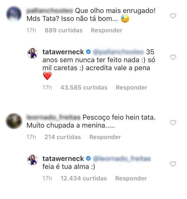 tata-werneck-resposta-comentarios-rugas tata-werneck-resposta-comentarios-rugas