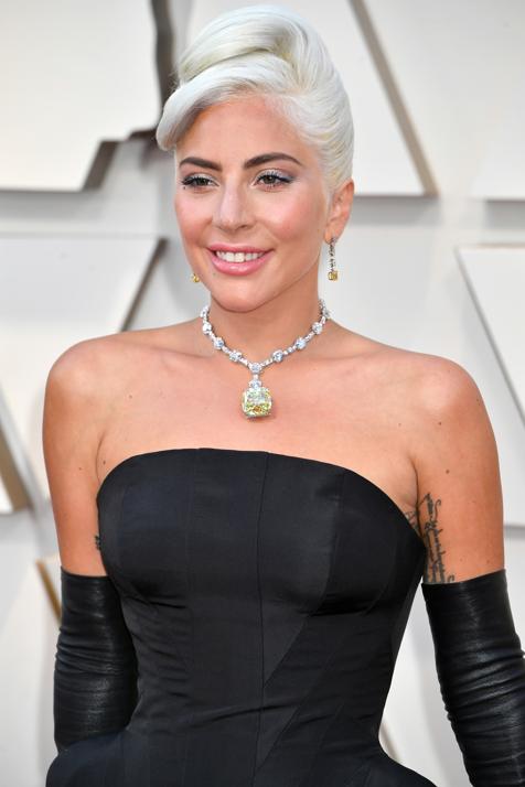 Lady Gaga usou o icônico Diamante Tiffany.