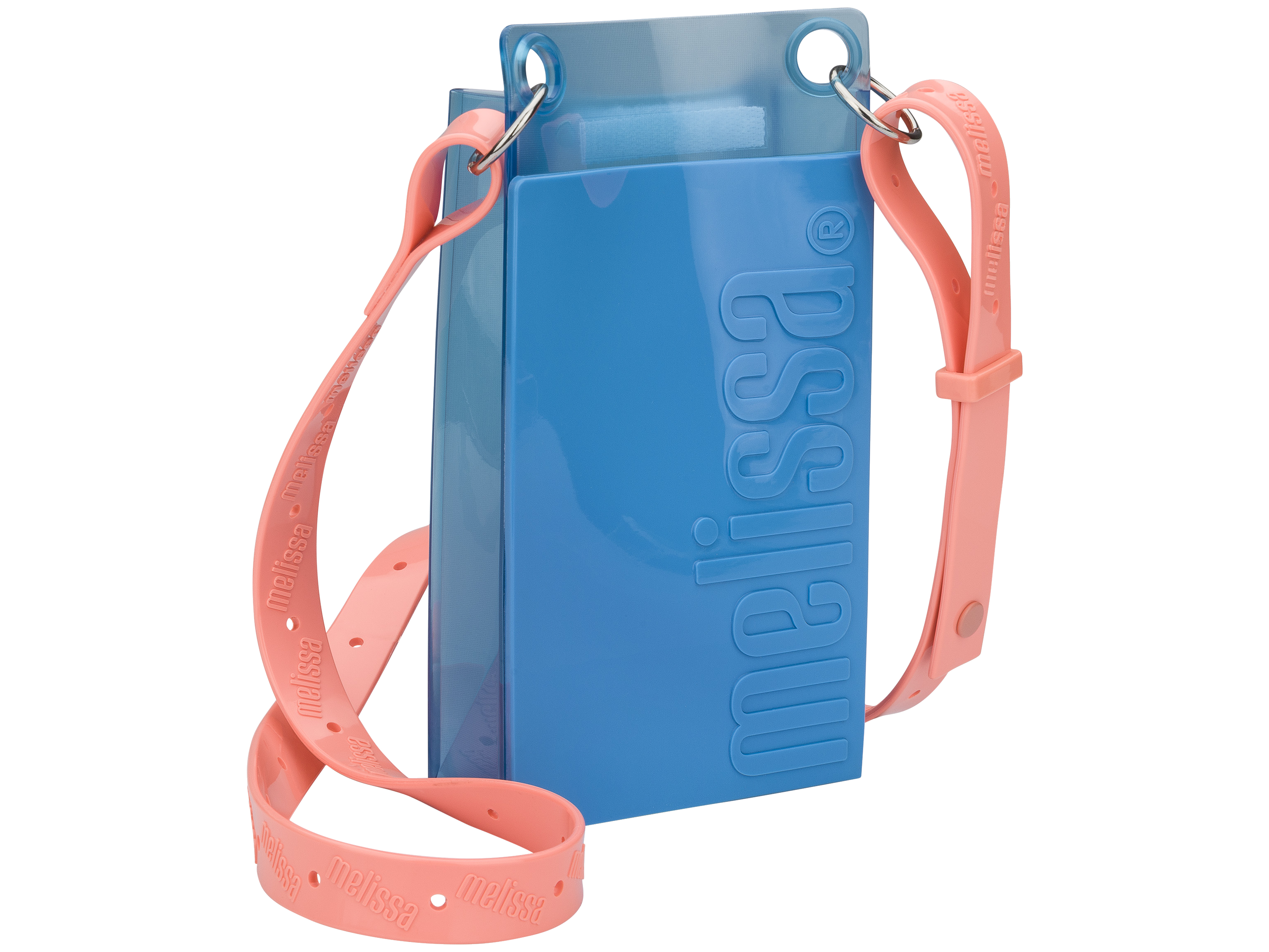 bolsa-melissa-call-me-carnaval Bolsa Melissa Call Me azul e laranja