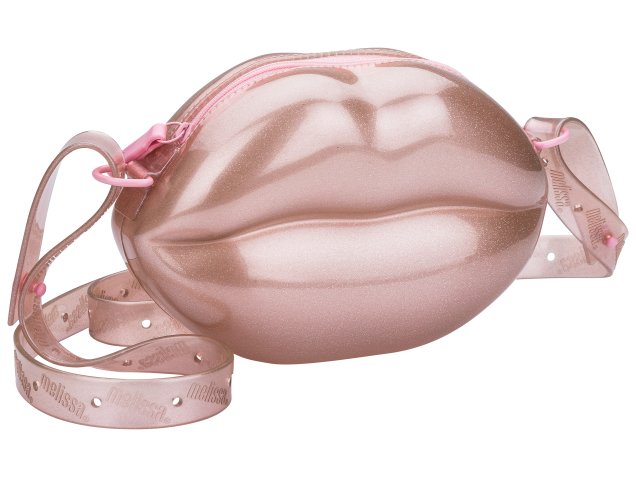 Melissa Lip Bag rosa (R$ 150*). Melissa Lip Bag rosa (R$ 150*).