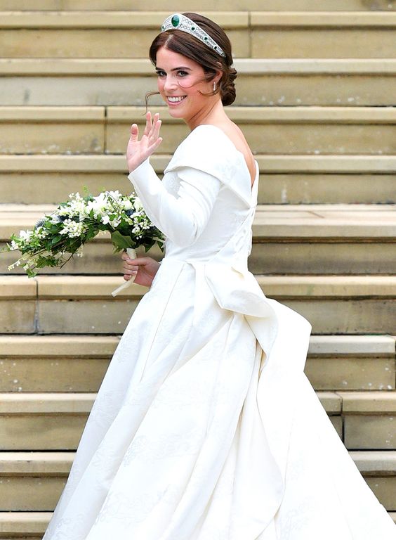 princesa-eugenie Princesa Eugenie em seu casamento