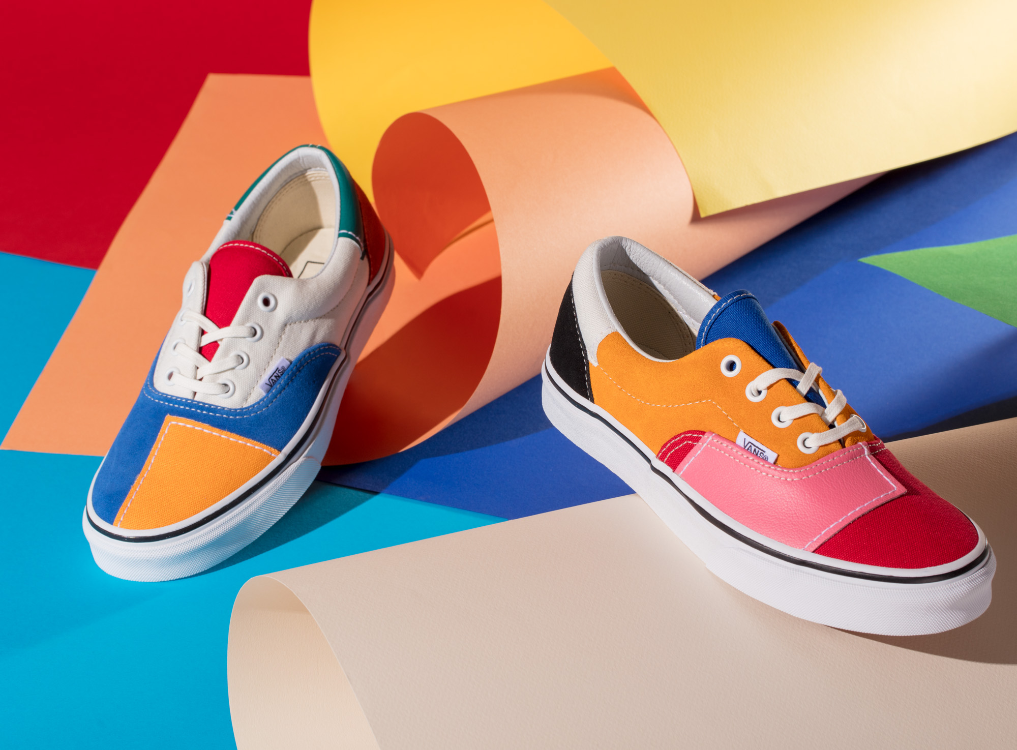 tenis-vans-patchwork-retro-01 Tênis Vans retrô feito com patchwork