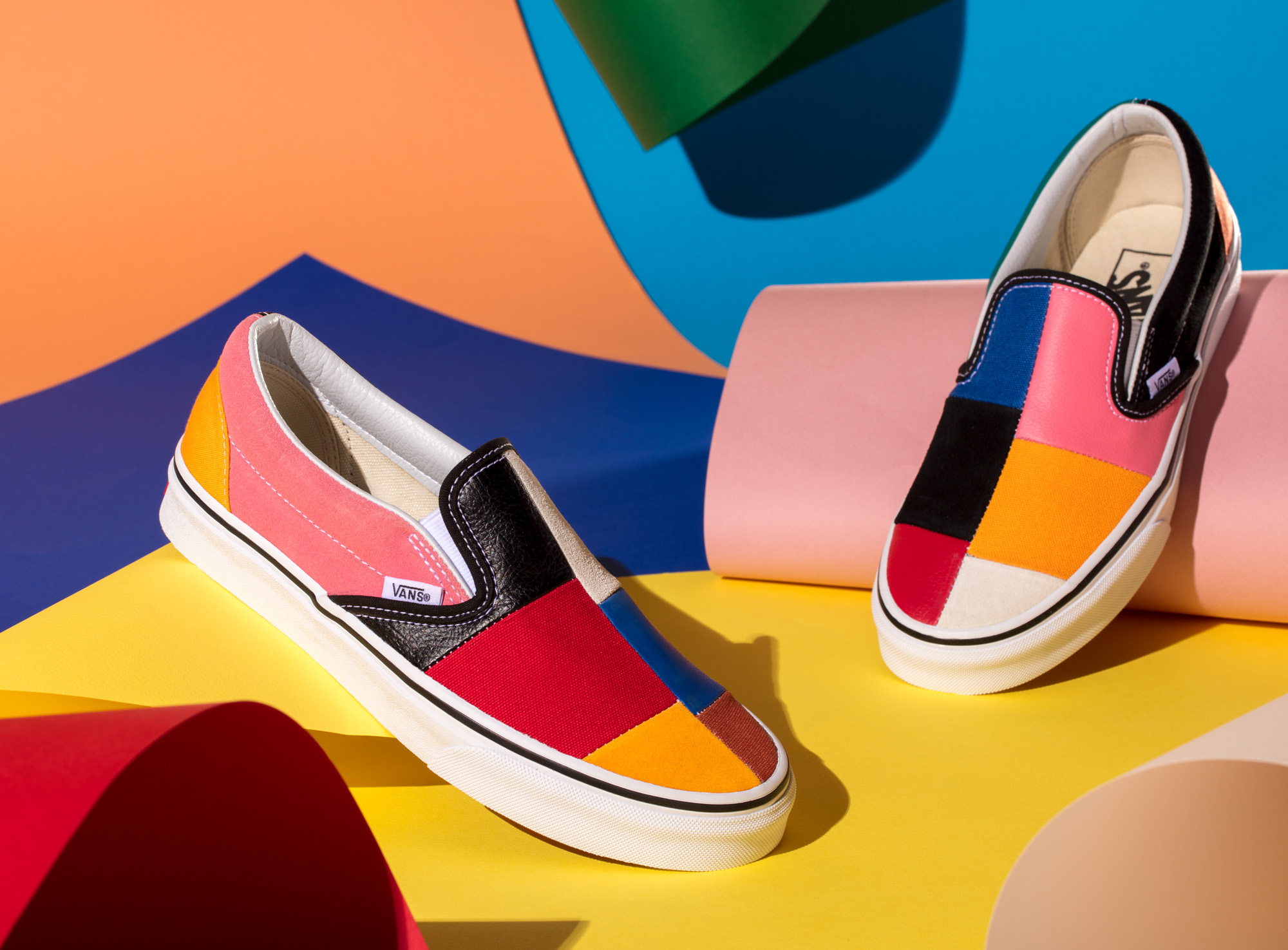 tenis-vans-patchwork-retro-03 Tênis Vans retrô feito com patchwork