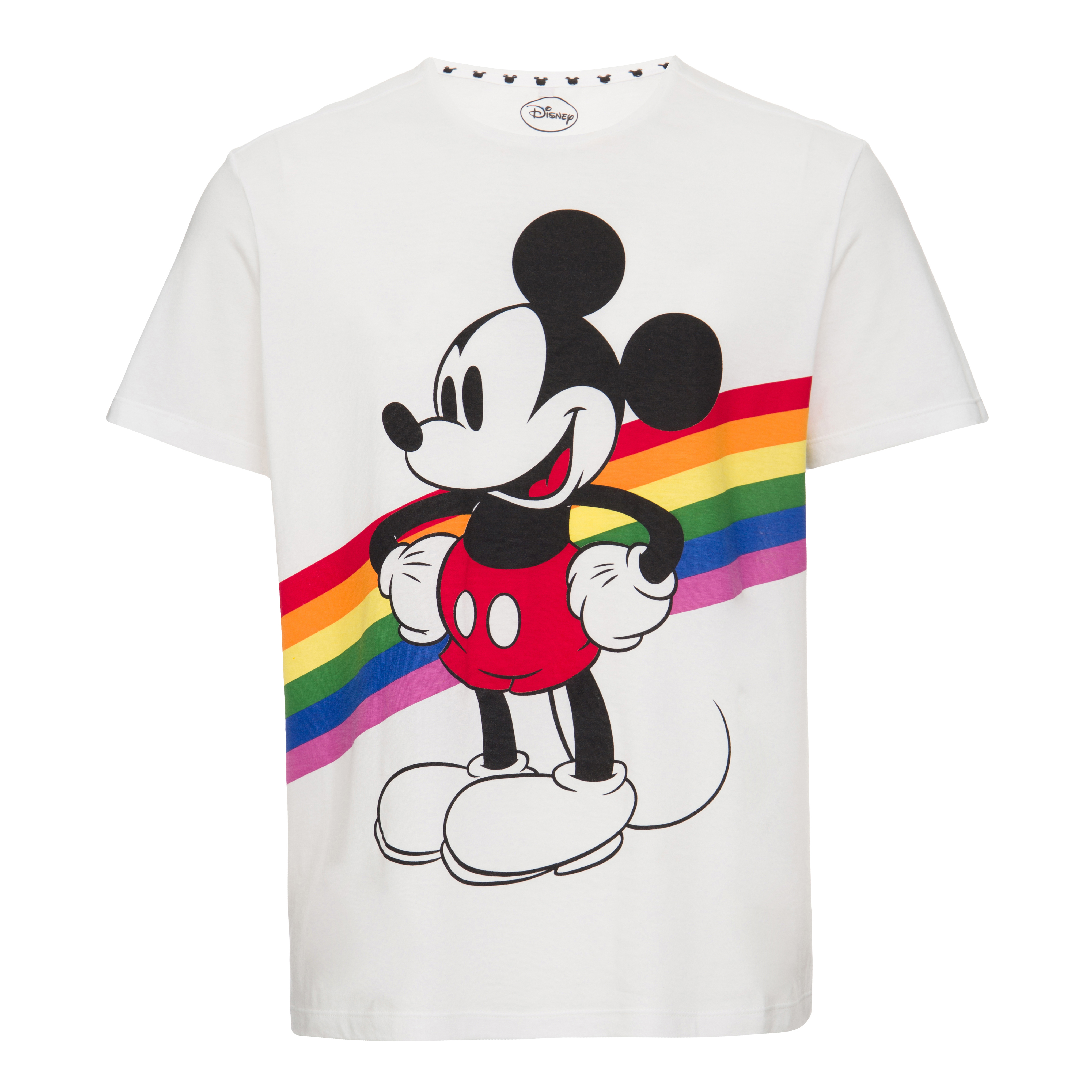 Riachuelo – Camiseta Malha Mickey Arco-Iris Disney – R,90