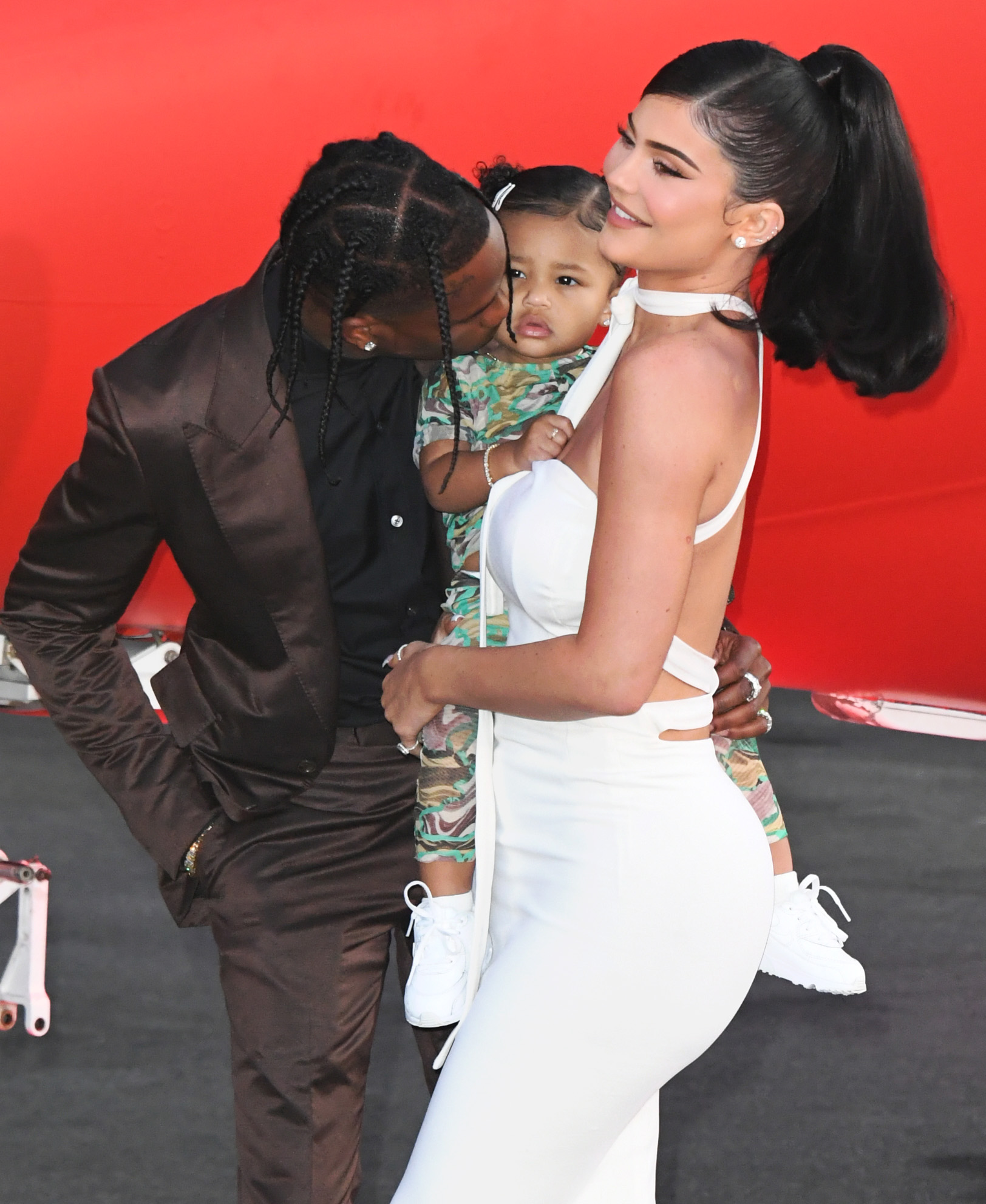 Kylie Jenner, Travis Scott e Stormi Webster Kylie Jenner, Travis Scott e Stormi Webster