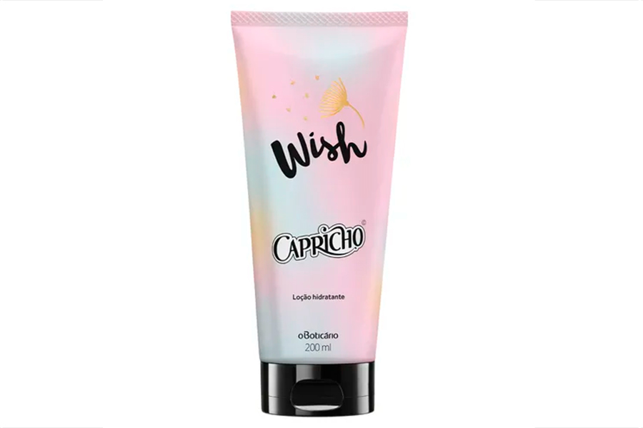 CAPRICHO Wish Loção Desodorante Hidratante Corporal, O Boticário (R$ 39,90*) CAPRICHO Wish Loção Desodorante Hidratante Corporal, O Boticário (R$ 39,90*)