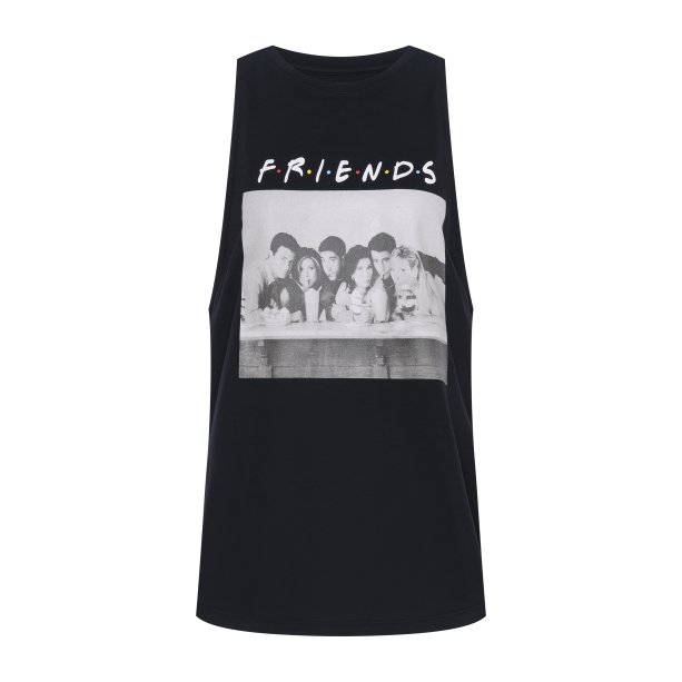 Regata Friends Preta, C&A, R$ 39,99.