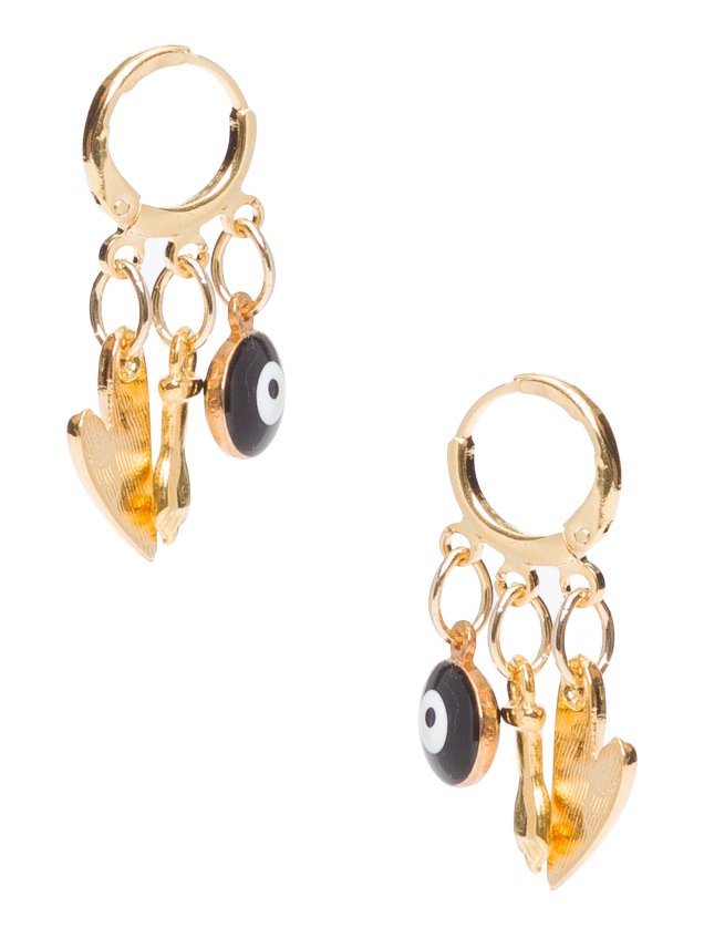 Brinco Dourado Berloques, Twenty Four Seven para Oqvestir, R$ 119* Brinco Dourado Berloques, Twenty Four Seven para Oqvestir, R$ 119*