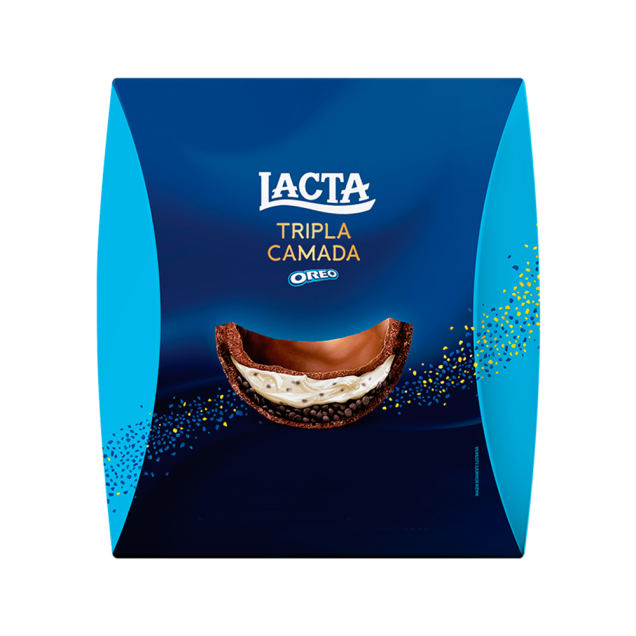 Ovo tripla camada Oreo 320g da Lacta (R$ 53,90*) Ovo tripla camada Oreo 320g da Lacta (R$ 53,90*)