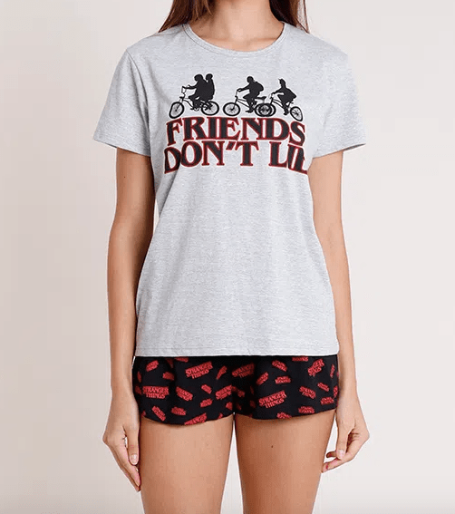 Pijama Stranger Things da C&A (R$ 69,99*) Pijama Stranger Things da C&A (R$ 69,99*)