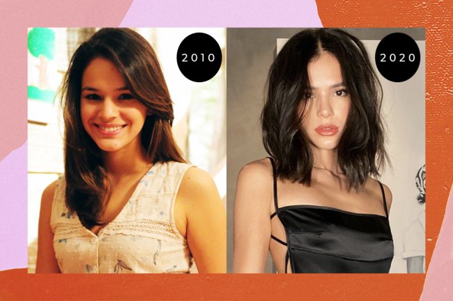 Como era o cabelo das famosas há 10 anos – Bruna Marquezine