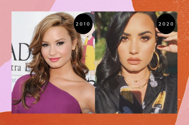 Como era o cabelo das famosas há 10 anos – Demi Lovato