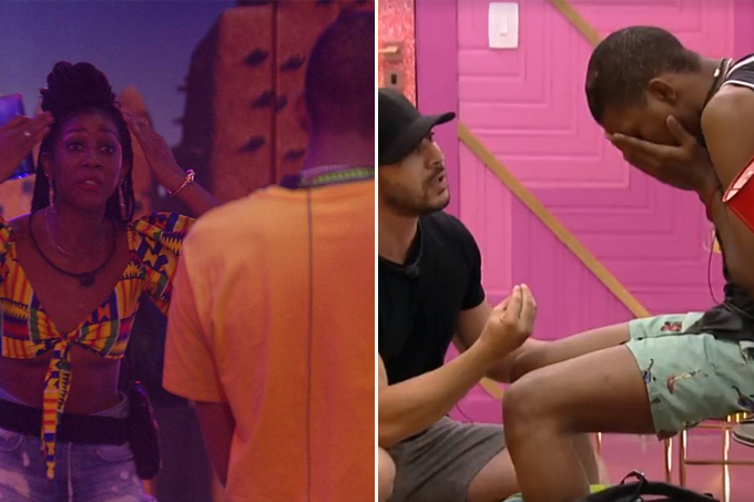 Lucas Penteado perde o controle e briga com vários participantes no Big Brother Brasil 21