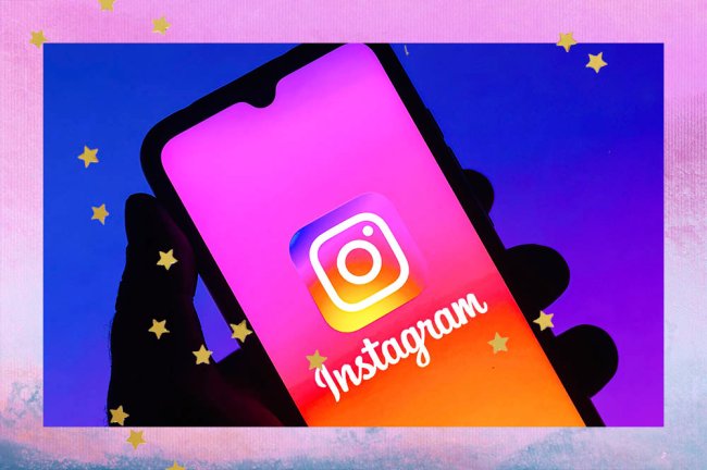 Imagem de tela de celular com aplicativo de Instagram aberto