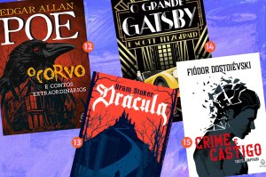 Esquenta Black Friday: 30 clássicos da literatura por até R$ 15 Montagem com livros clássicos que estão em promoção na Amazon