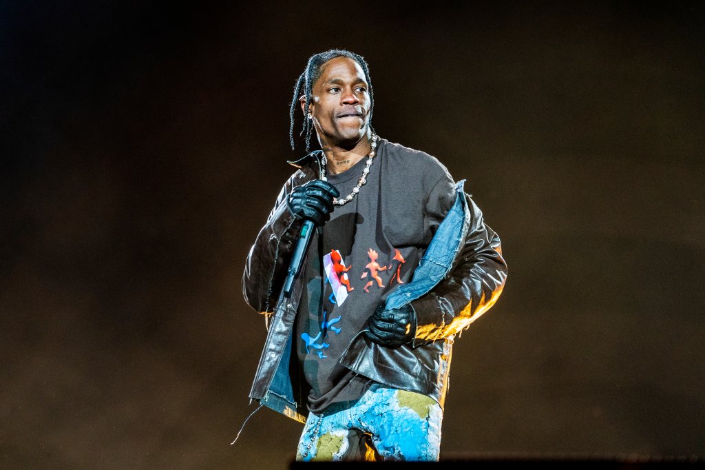 Travis Scott no Astroworld Festival em Houston, Texas