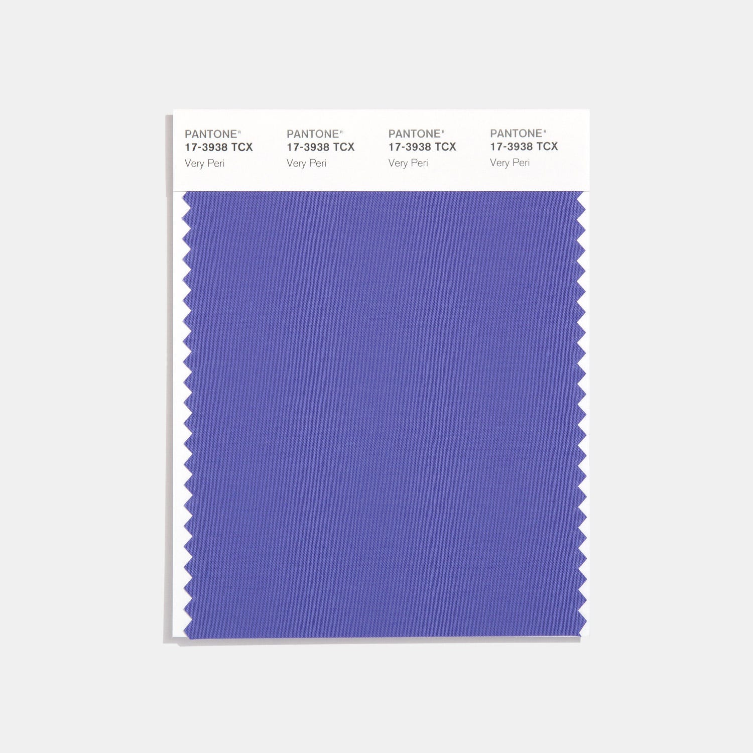 pantone-cor-do-ano-2022 Amostra da Very Peri, cor de 2022 segundo a Pantone, que é um azul com toque de violeta