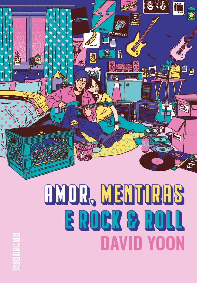 Amor mentiras e rock and roll Capa do livro Amor, Mentiras e Rock & Roll.