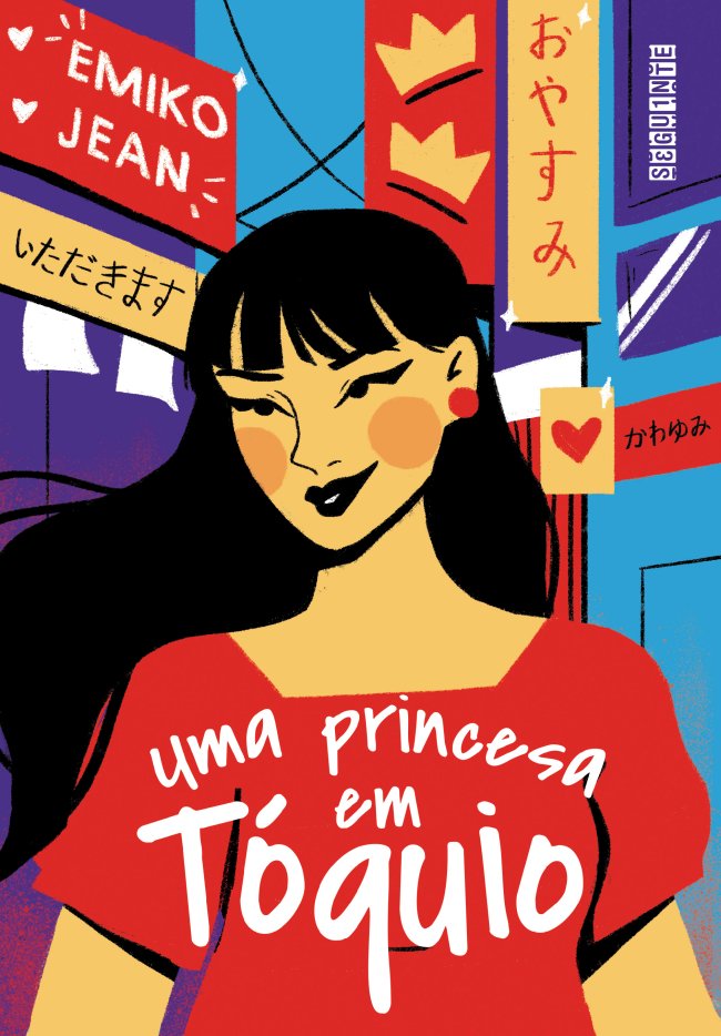 Uma princesa em toquio Capa do livro Uma princesa em Tóquio.