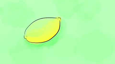 gif-limao GIF de uma mão cortando o limão com uma faca
