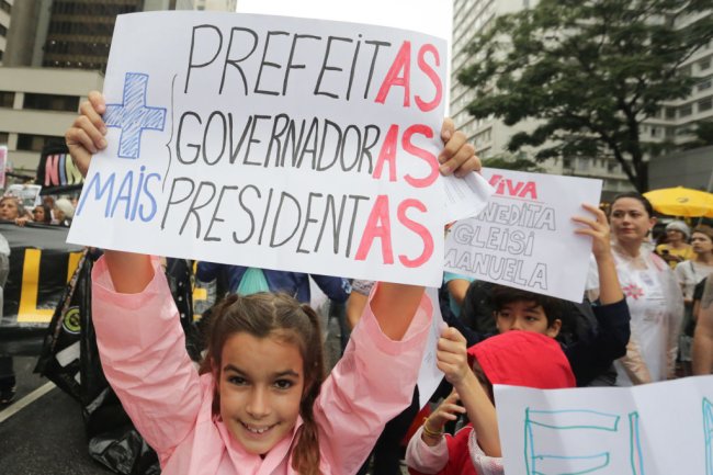 Protesto Dia Internacional das Mulheres