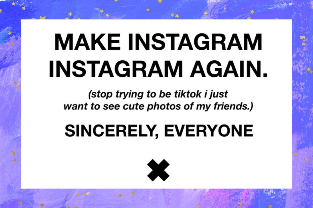 campanha faça do instagram instagram de novo