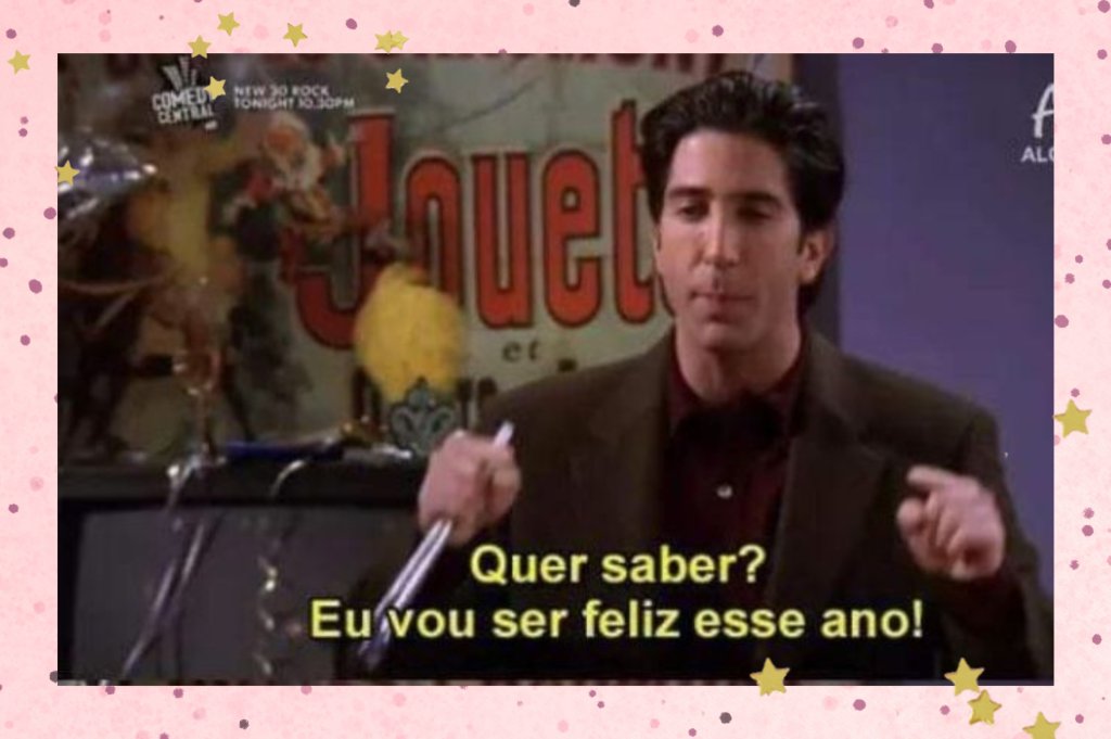 ross friends ano novo