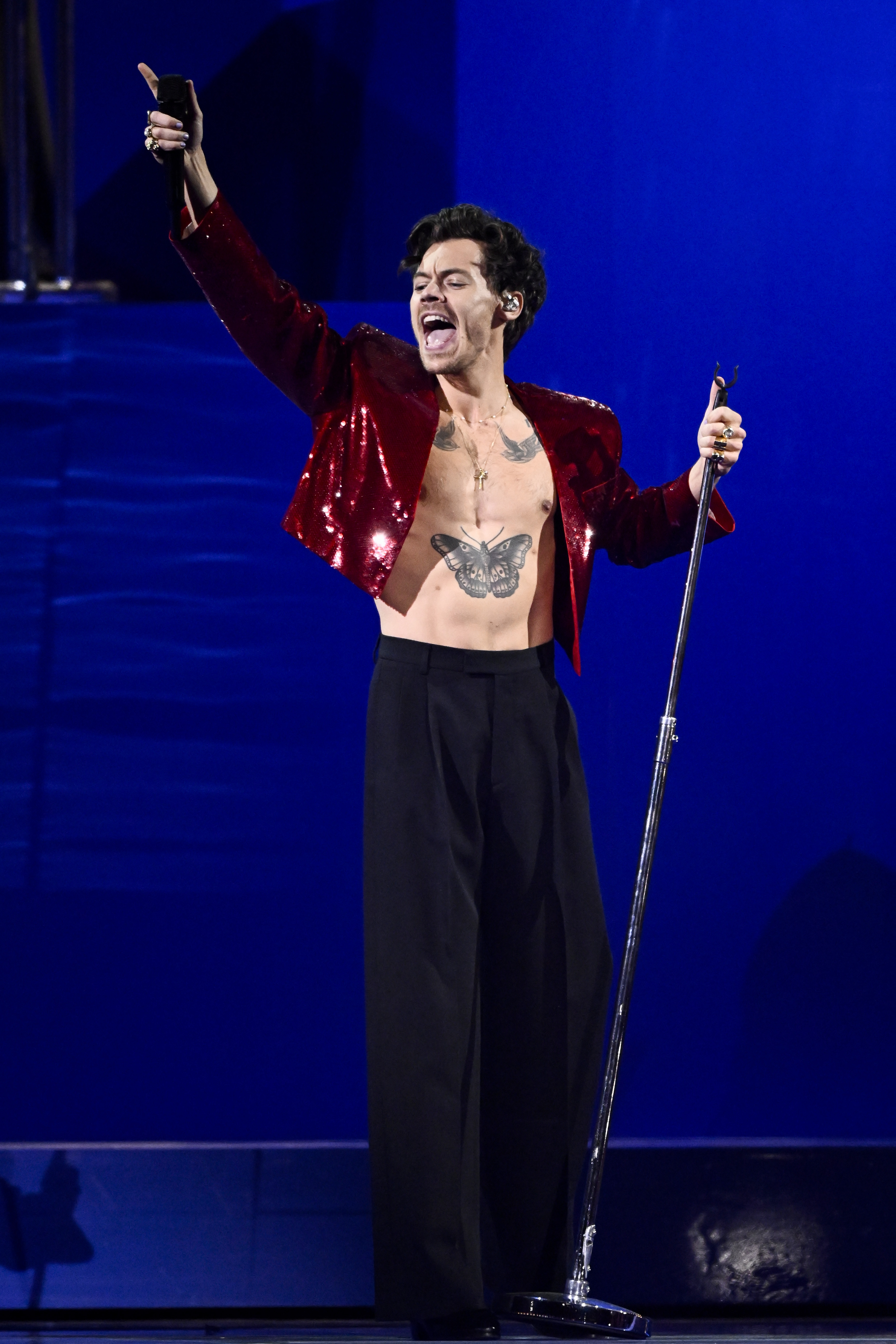 The BRIT Awards 2023 – Show Harry Styles no BRIT Awards 2023