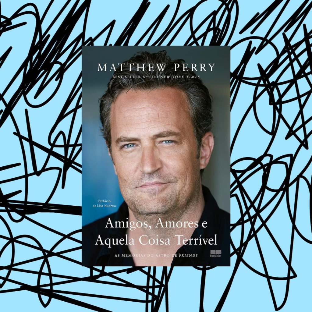 Amigos, Amores e Aquela Coisa Terrível As memórias do astro de Friends Capa do livro Amigos, Amores e Aquela Coisa Terrível As memórias do astro de Friends