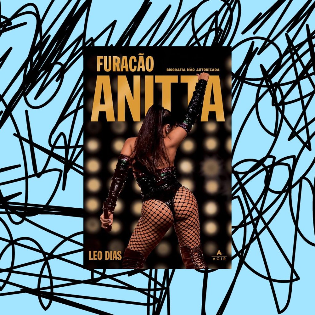 Furacão Anitta Capa do livro Furacão Anitta. Fundo azul e rabiscos pretos.