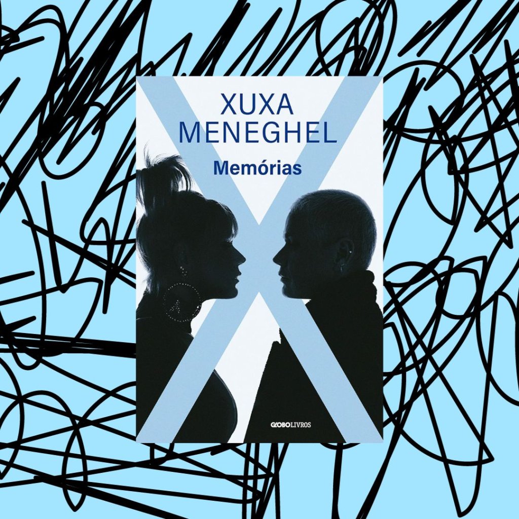 Memórias Capa do livro Memórias. Fundo azul com rabiscos pretos