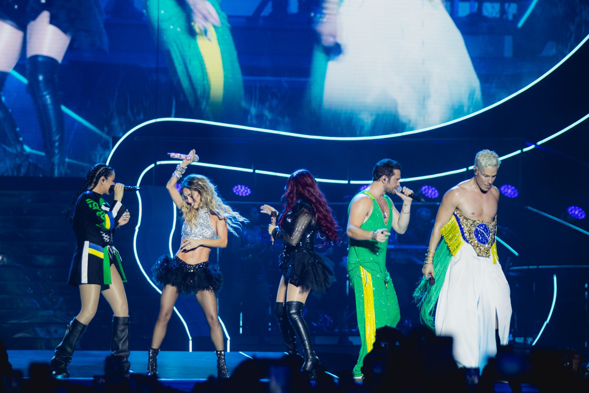 RBD em seu primeiro show da 'Soy Rebelde Tour' no Brasil, no Rio de Janeiro