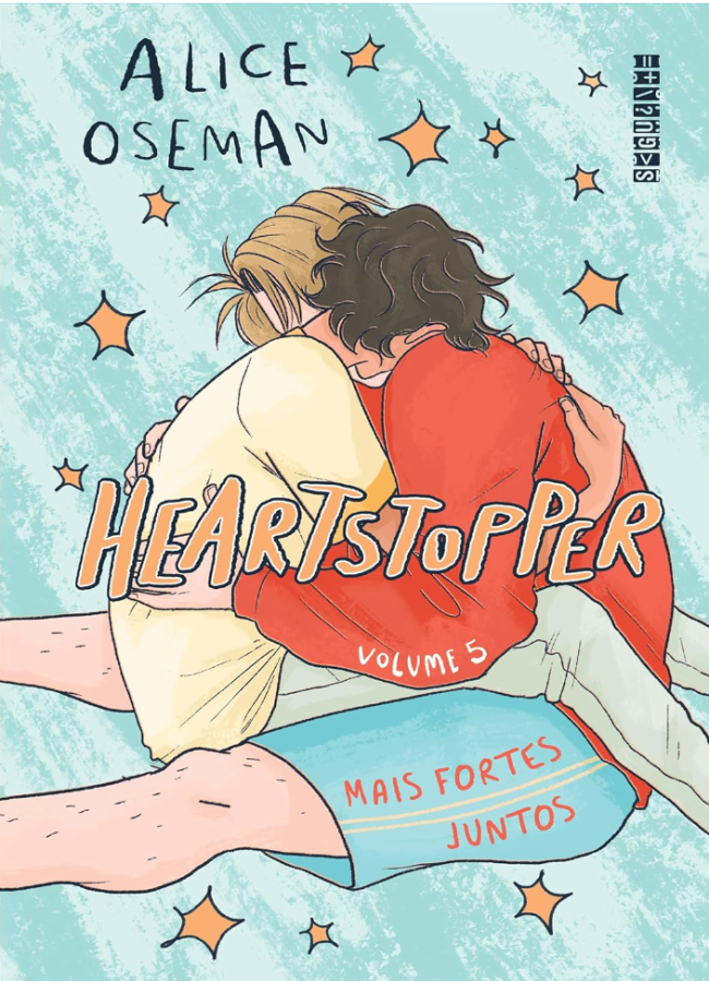 heartstopper v.5 capa da edição do quadrinho heartstopper v.5, de alice oseman