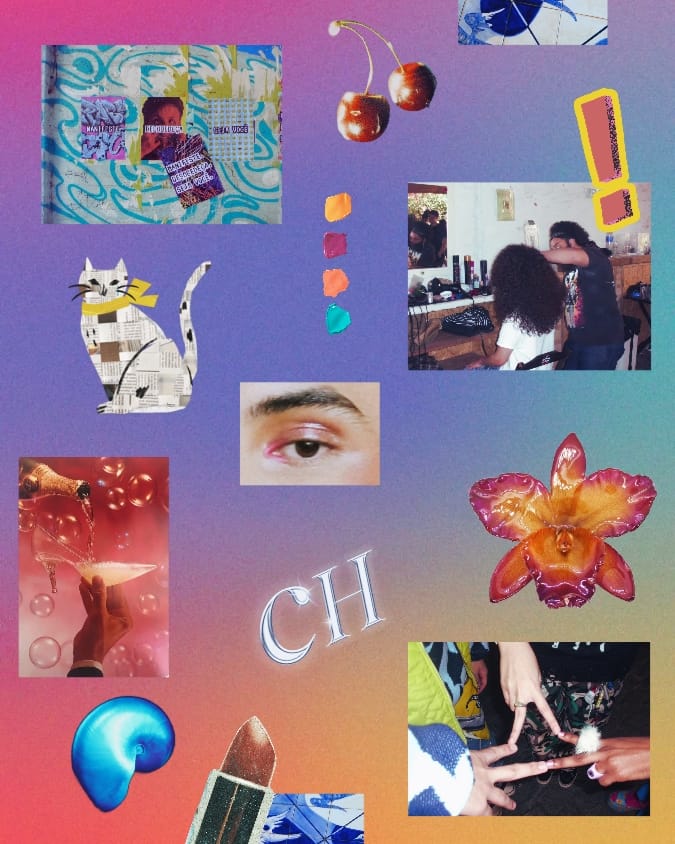 Imagem do moodboard do Bernardo da Galera Capricho 2023.