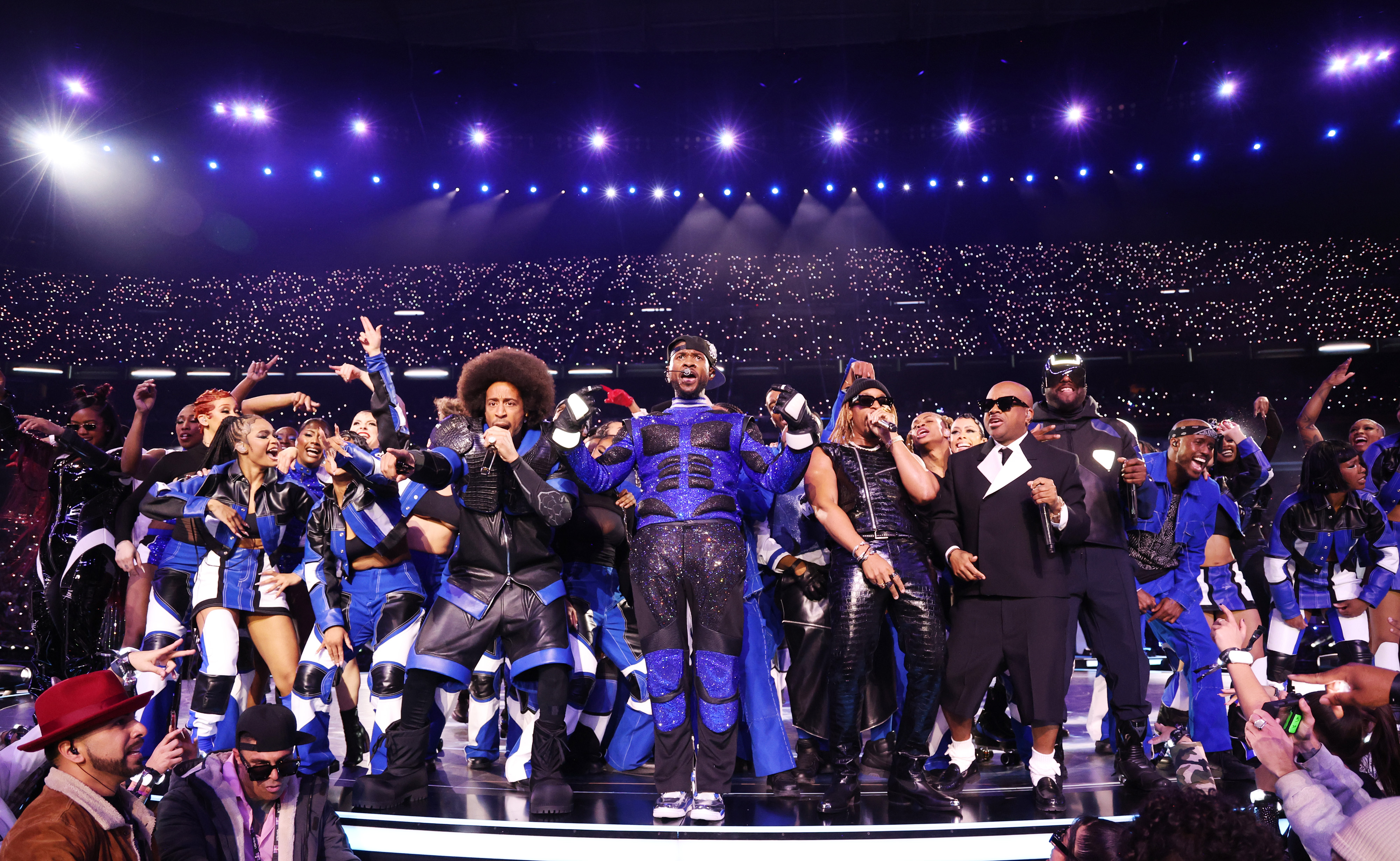 Apple Music Super Bowl LVIII Halftime Show H.E.R., Ludacris, Usher, Lil Jon, Jermaine Dupri e will.i.am no Super Bowl LVIII Halftime Show