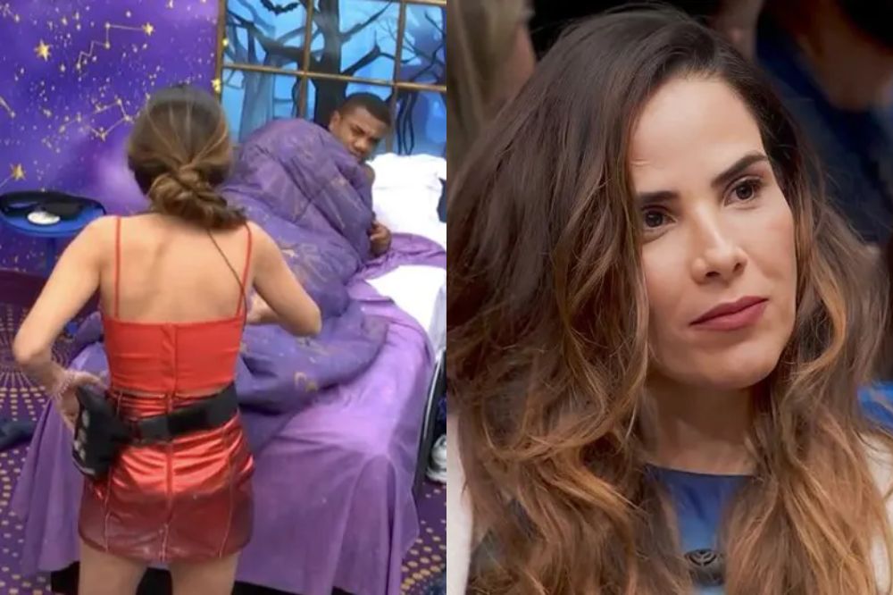 Imagem do momento da suposta agressaõ e de Wanessa